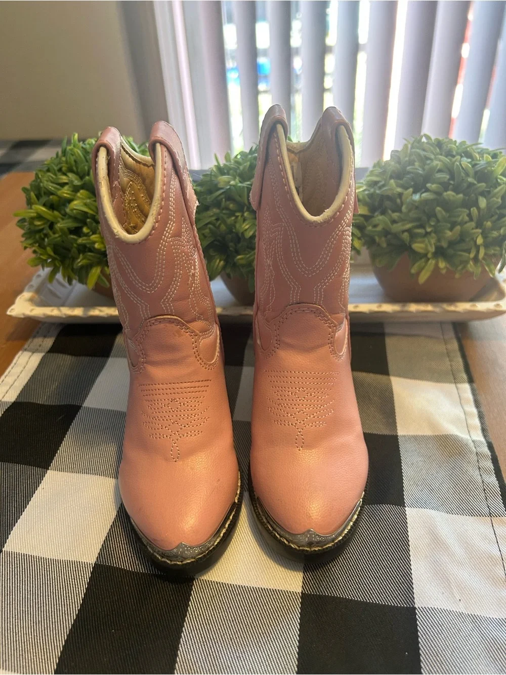Durango Kids Pink Cowgirl Boots Size 6 Western